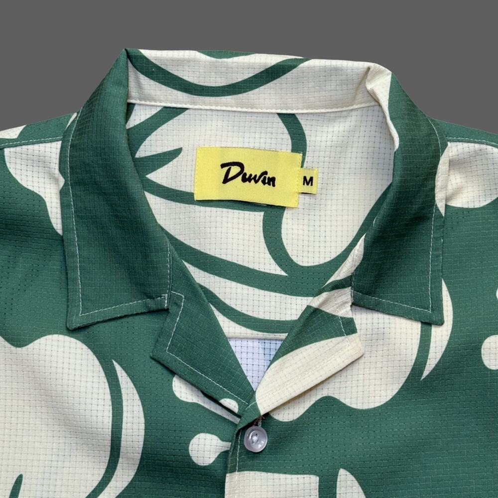 Duvin Design Paradise Leisure Stretch Button-Up Shirt M - Picture 3 of 8